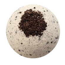 Load image into Gallery viewer, Cappuccino and Coffee Bean Bath Bomb - 8 oz