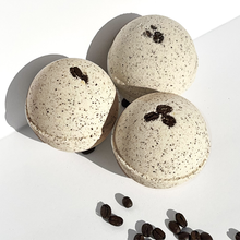 Load image into Gallery viewer, Cappuccino and Coffee Bean Bath Bomb - 8 oz