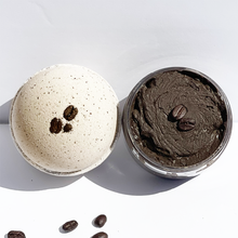 Load image into Gallery viewer, Cappuccino and Coffee Bean Bath Bomb - 8 oz